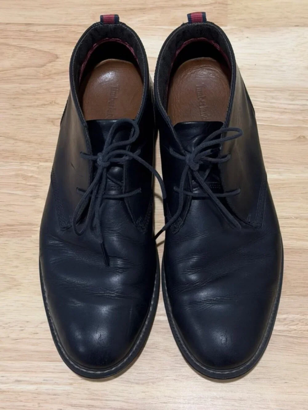 Timberland Black Leather Chukka Boots Men's 10 🖤